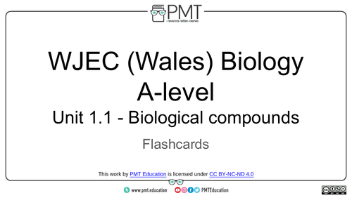 WJEC Wales A-level Biology Flashcards