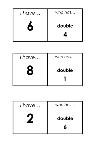 Doubling loop cards