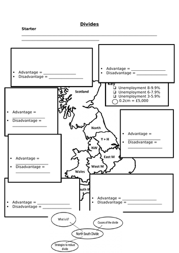 The UK's North South Divide