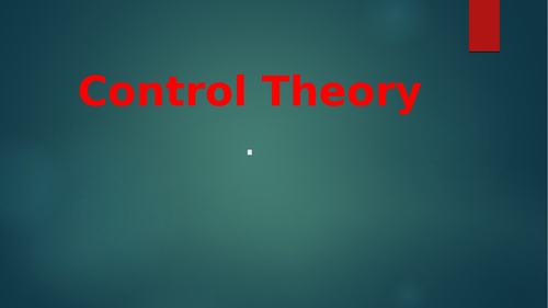 control-theory-in-sociology-centralised-and-mixed-control-theory