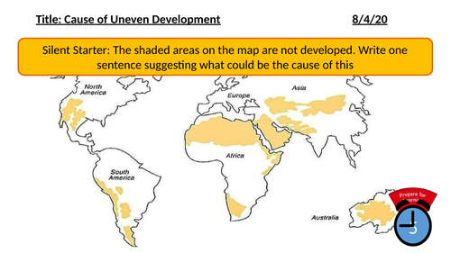 Causes of uneven development