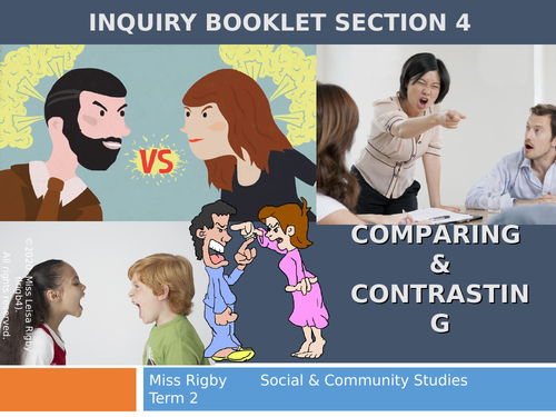 Social and Community Studies - Into Relationships unit - Completing Inquiry Booklet Section 4