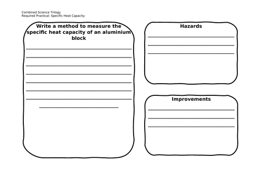 Specific Heat Capacity RP