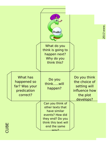 VIPERS Guided Reading Cubes