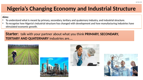 Nigeria's changing economy and industrial structure