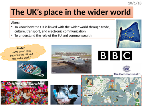 The UK's place in the wider world