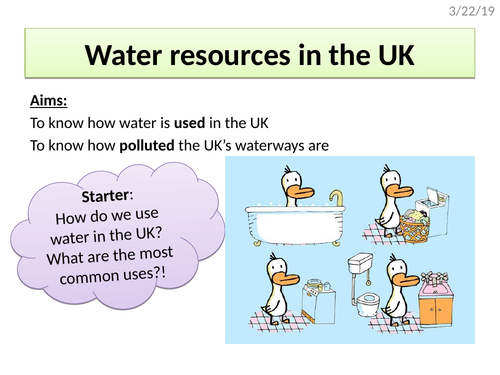 Water provision and water pollution in the UK