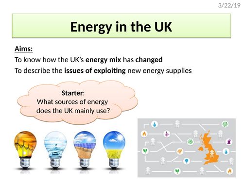 Energy in the UK and fracking
