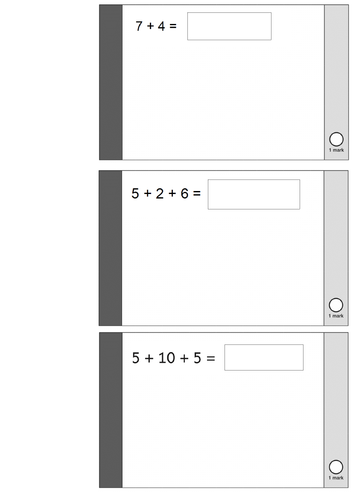 Year 2 Arithmetic Test Template Editable Create Your Own Test Papers