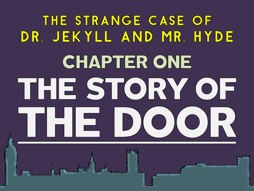 Jekyll And Hyde Chapter 1 Teaching Resources