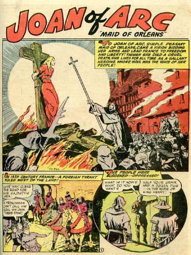 Joan of Arc Comic Strip