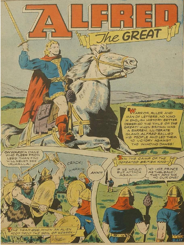 King Alfred Comic Strip