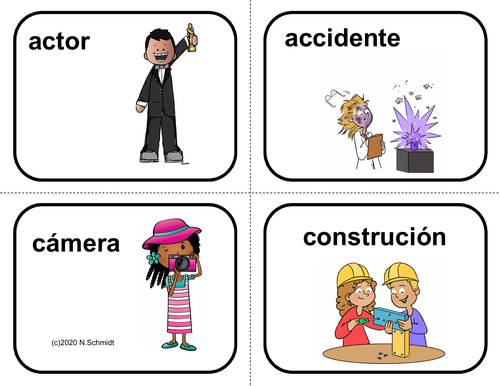 Cognados: Spanish Cognates: 36 Common Words Flashcards (Set 2)