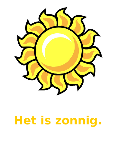 Weer (Weather in Dutch) Posters