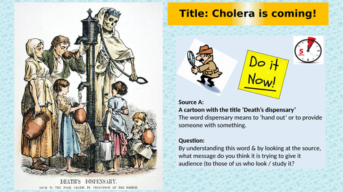 Industrial Period - Cholera is coming!