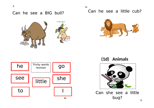 First Reading Booklet 1d Mrs Pryce's Funny Phonics