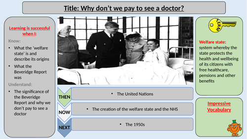 The Welfare State and the NHS