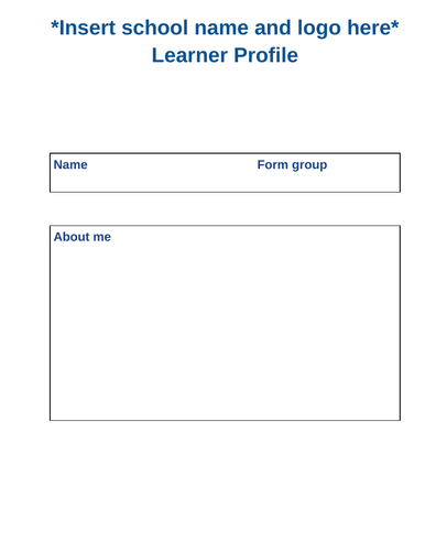 Recovery Curriculum booklet for tutor time/pastoral