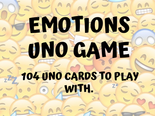 UNO Emotions Game with Emojis
