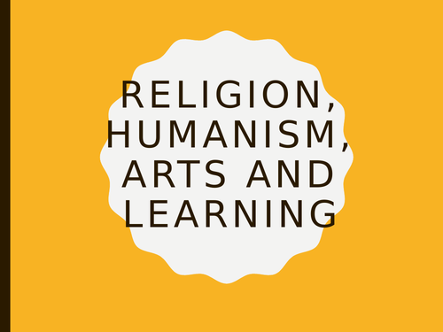 Henry VII - Religion, Humanism, Arts & Learning - Tudors - Ideal for AQA A Level History