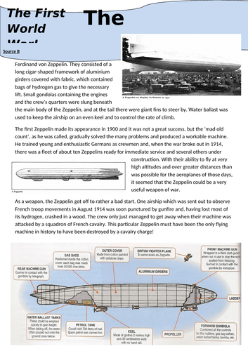 The Zeppelins in WW1 - First World War Resource