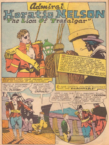 Lord Horatio Nelson Comic Strip