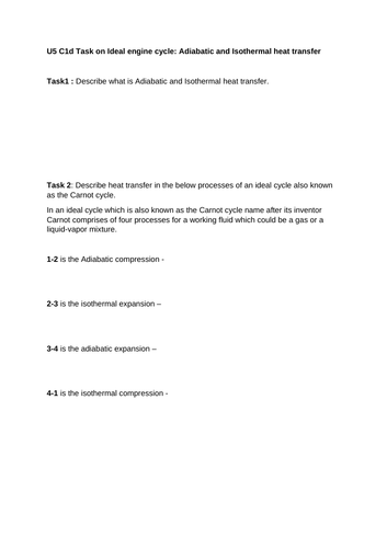 U5 Ws C1d  (Adiabatic & Isothermal)