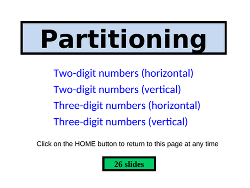 Partitioning PowerPoint - 26 slides