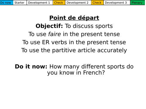 Point de départ Dynamo 2 Module 5.1