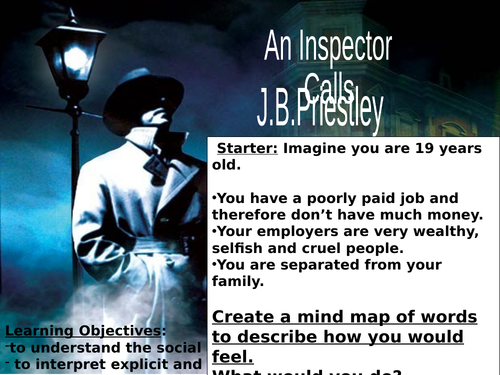 An Inspector Calls: context and intro