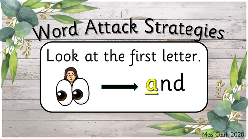 Word Attack Strategies