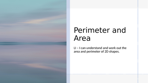 KS2 - PERIMETER & AREA PPT.