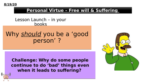 AQA RE (9-1) Hinduism Beliefs - Personal Virtue (Free will and Suffering)