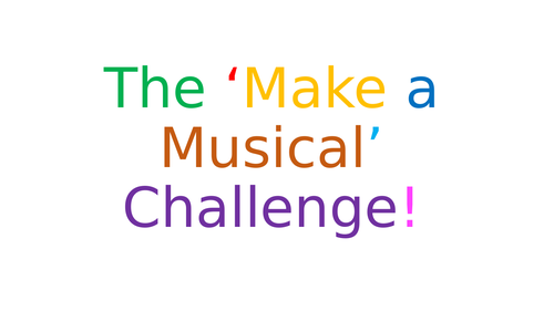 Make a Musical Challenge