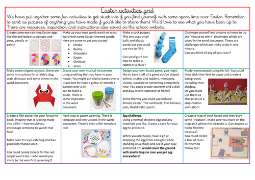 Easter Activities Teaching Resources