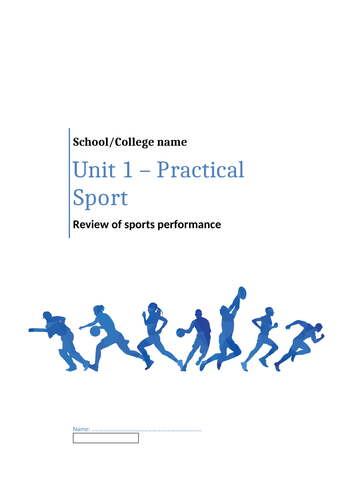 OCR Level 2 Sport - Unit 1- Practical Sport - Review of Sport performance.