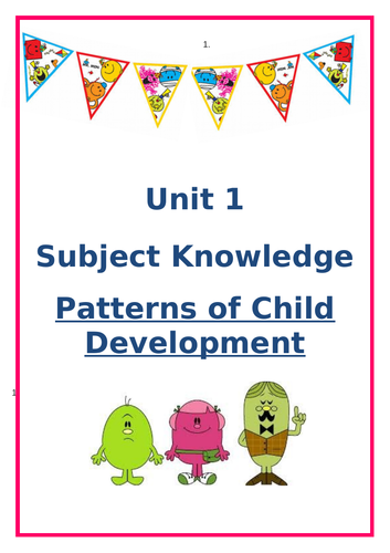 Children's play, learning and development UNIT 1 Revision book