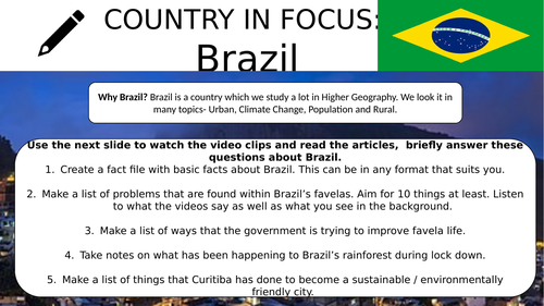 Brazil- Country in Focus