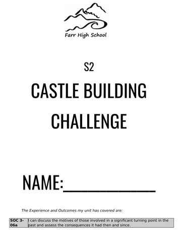 Medieval Castles Design Workbook