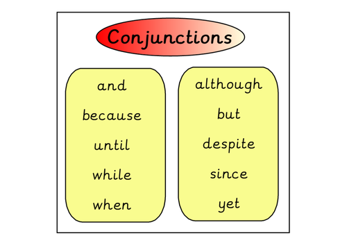 KS1 Conjunctions