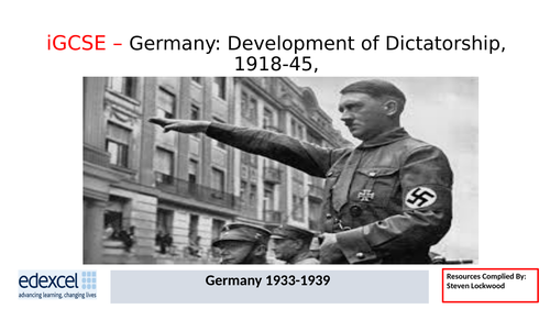 GCSE History: 15. Germany - Nazi Censorship, Propaganda and Education 1933-39