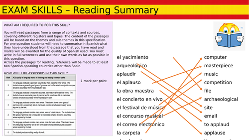 AS Reading Summary Skills Lesson