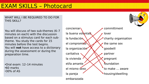 AS Photocard Skills Lesson
