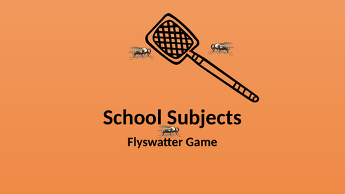 School Subjects Flyswatter