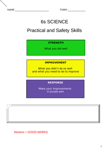 Practical skills booklet