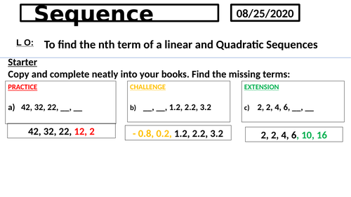 Sequences