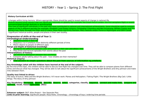 First Flight MTP Plan - Year 1