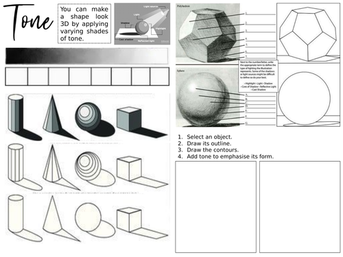 Tone & Texture Worksheets