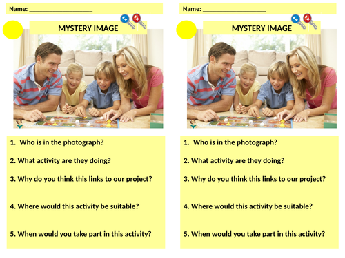 Textiles starter activities