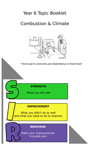 combustion & climate change topic booklet